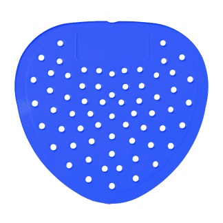 Blue PVC Urinal Screen - Ocean Breeze